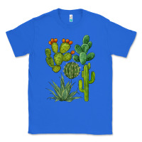 True Royal watercolor cactus bundle preview Classic Tee - BarkalooDesign