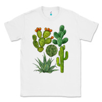 White watercolor cactus bundle preview Classic Tee - BarkalooDesign