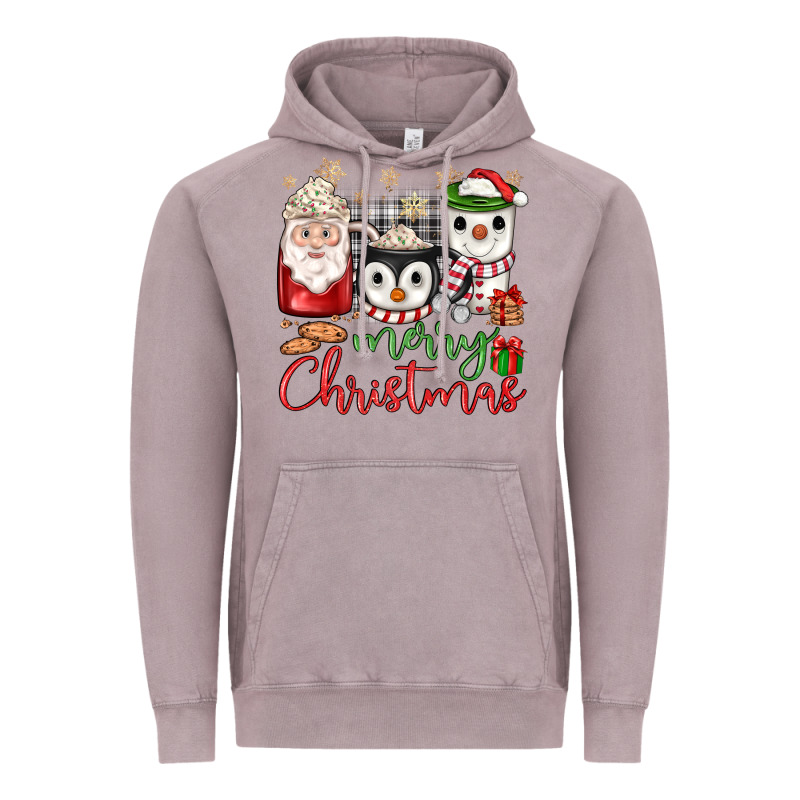 Merry Christmas Coffee Vintage Hoodie by JahusDesignShop | Teevron