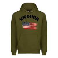 Army Green VIRGINIA Premium Hoodie - Bettercallsaul