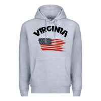 Heather Grey VIRGINIA Premium Hoodie - Bettercallsaul