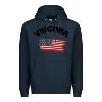 Navy VIRGINIA Premium Hoodie - Bettercallsaul
