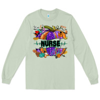 Matcha halloween nurse pumpkin Long Sleeve Tee - NancyCooperArtShop