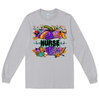 Moon Dust halloween nurse pumpkin Long Sleeve Tee - NancyCooperArtShop