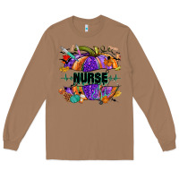 Toasted Coconut halloween nurse pumpkin Long Sleeve Tee - NancyCooperArtShop