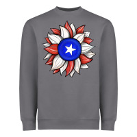 Storm sunflower puerto rico flag Heavyweight Sweatshirt - JahusDesignShop