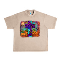 French Oak halloween cross Urban Heavy Tee - JahusDesignShop