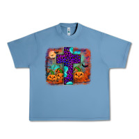 Pebble Blue halloween cross Urban Heavy Tee - JahusDesignShop