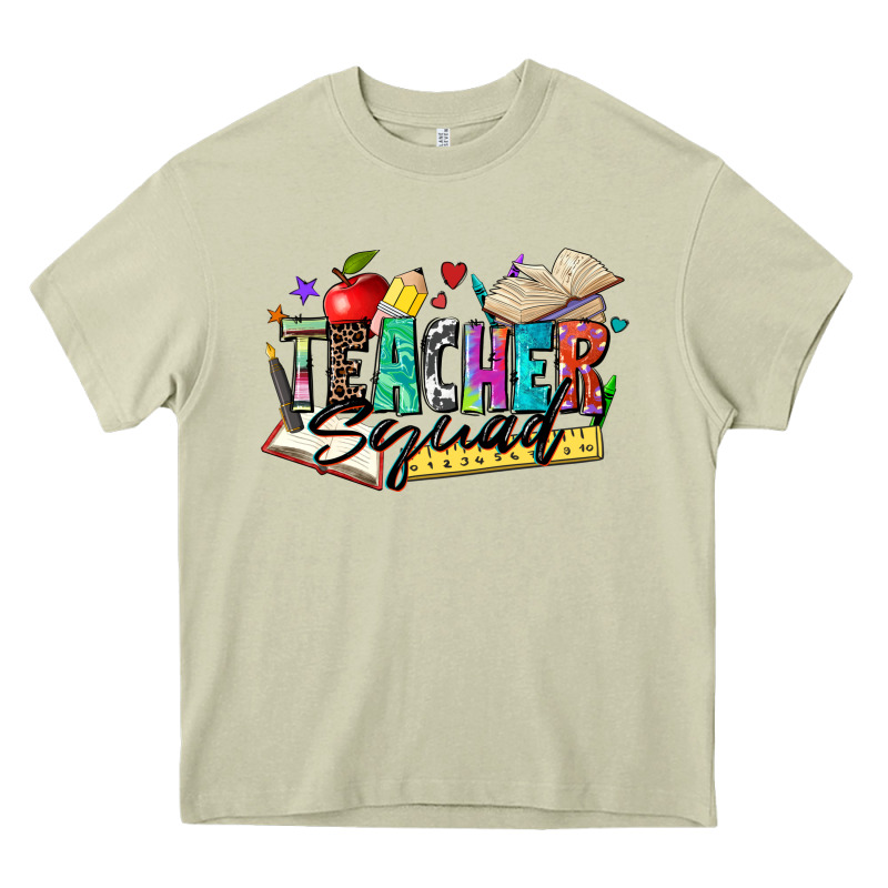 Teacher Squad Heavy Core Tee by Zillion Design Studio | Teevron