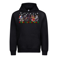 Black merry christmas gnomies Urban Hoodie - CowGirlArtShop