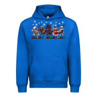 Cobalt merry christmas gnomies Urban Hoodie - CowGirlArtShop