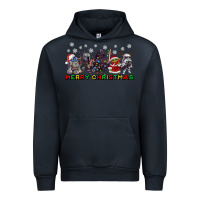 Navy merry christmas gnomies Urban Hoodie - CowGirlArtShop