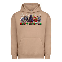 Pigment Burro merry christmas gnomies Urban Hoodie - CowGirlArtShop