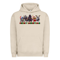 Pigment French Oak merry christmas gnomies Urban Hoodie - CowGirlArtShop