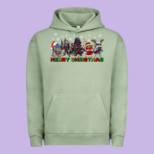 Merry Christmas Gnomies Urban Hoodie Designed By Cowgirlartshop