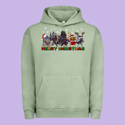 Merry Christmas Gnomies Urban Hoodie Designed By Cowgirlartshop