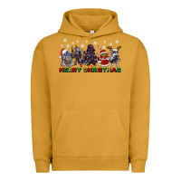 Pigment Peanut Butter merry christmas gnomies Urban Hoodie - CowGirlArtShop