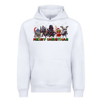 White merry christmas gnomies Urban Hoodie - CowGirlArtShop