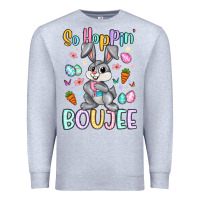 Heather Grey so hoppin boujee Premium Sweatshirt - Artiststas