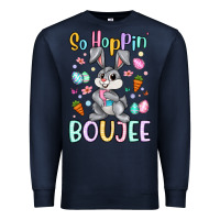 Navy so hoppin boujee Premium Sweatshirt - Artiststas