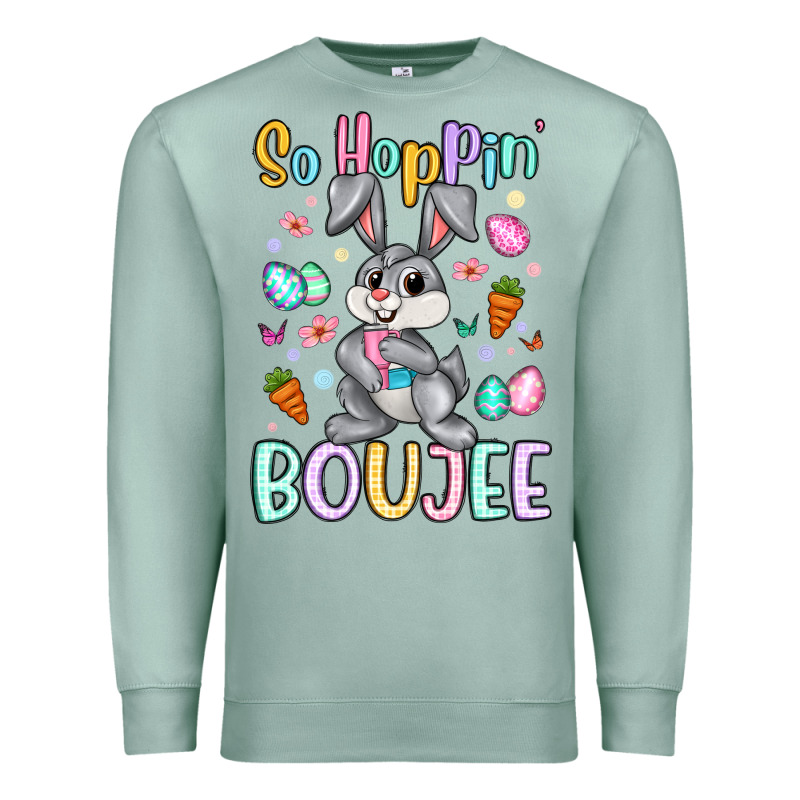 So Hoppin Boujee Premium Sweatshirt by Artiststas | Teevron