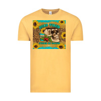 Vintage Mustard dead tired fueled by coffee Vintage Tee - Artiststas