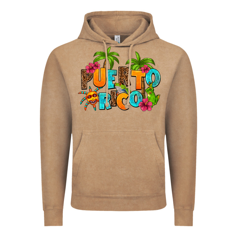 Puerto Rico Vintage Hoodie by AdoDesignShop | Teevron