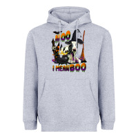 Moo I Mean Boo Holstein Cow Heavyweight Hoodie | Teevron