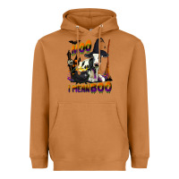Meerkat Moo I Mean Boo Holstein Cow Heavyweight Hoodie - LillyAllenDesigns