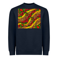 Navy merry with mistletoe Heavyweight Sweatshirt - AdoDesignShop