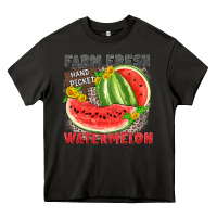 Asphalt farm fresh watermelon Heavy Core Tee - Zillion Design Studio