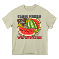Mossy farm fresh watermelon Heavy Core Tee - Zillion Design Studio