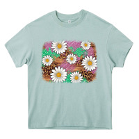 Arona easter daisy background Heavy Core Tee - Artiststas