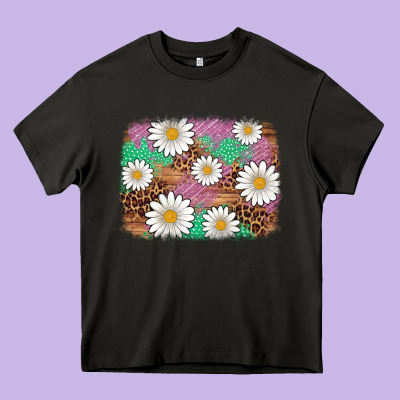 Easter Daisy Background Heavy Core Tee Designed By Artiststas