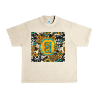 Gigi Sunflower Turquoise Urban Heavy Tee | Teevron