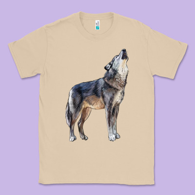 Wolf Classic Tee Designed By Lillyallendesigns