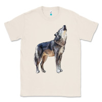 Natural wolf Classic Tee - LillyAllenDesigns