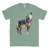 Sage wolf Classic Tee - LillyAllenDesigns