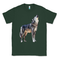 Sports Green wolf Classic Tee - LillyAllenDesigns