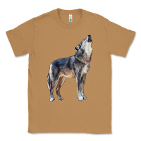 Toasted Coconut wolf Classic Tee - LillyAllenDesigns