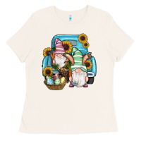 Bone Easter Gnomes Egg Sunflowers Truck Ladies Tee - RanaPortraitStore
