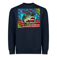 Navy reel cool dad fishing Heavyweight Sweatshirt - Jasminsmagicworld