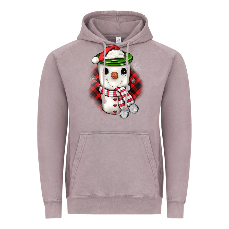 Christmas Snowman Coffee Vintage Hoodie by JahusDesignShop | Teevron