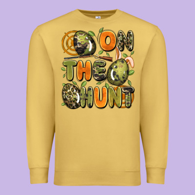 On The Hunt Easter Premium Sweatshirt Designed By Artiststas