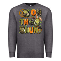 Charcoal Heather on the hunt easter Premium Sweatshirt - Artiststas