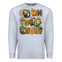 Heather Grey on the hunt easter Premium Sweatshirt - Artiststas
