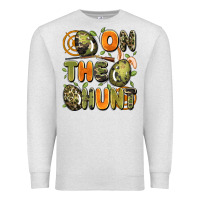 Oatmeal Heather on the hunt easter Premium Sweatshirt - Artiststas