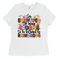White i've survived too many storms Ladies Tee - JahusDesignShop