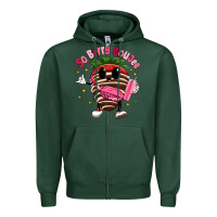 Sports Green so berry buojee Zipper Hoodie - MaliasSmallBusiness