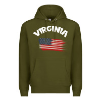 Army Green VIRGINIA Premium Hoodie - Bettercallsaul